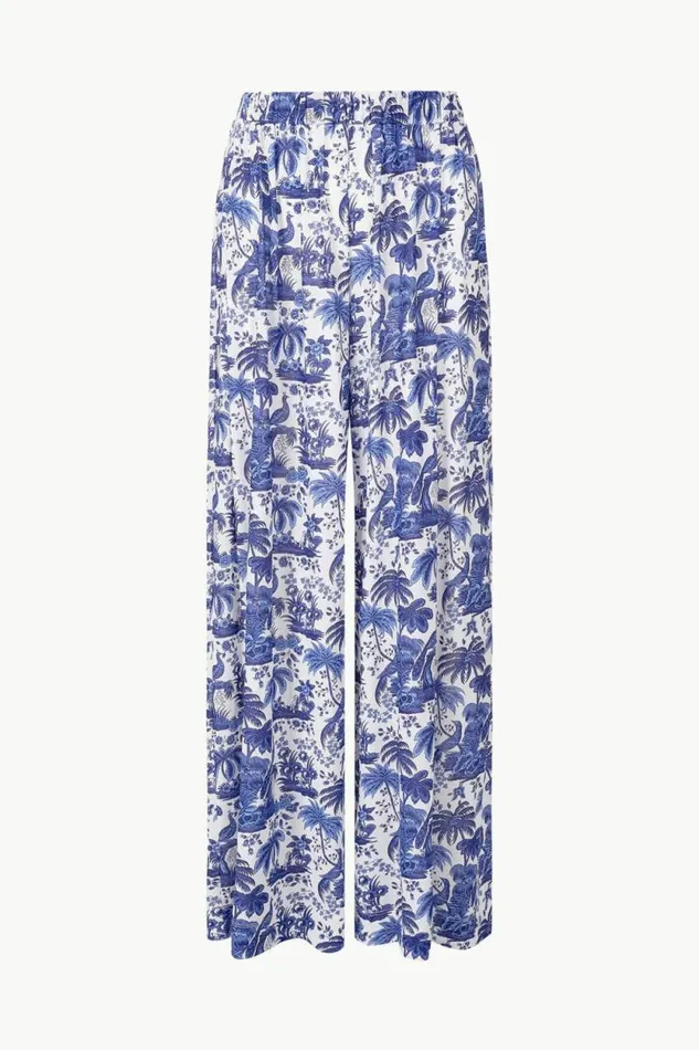 STAUD Swim MARZA PANT Blue Toile 8211 Women STAUD Swim MARZA PANT Blue Toile 8211 Women