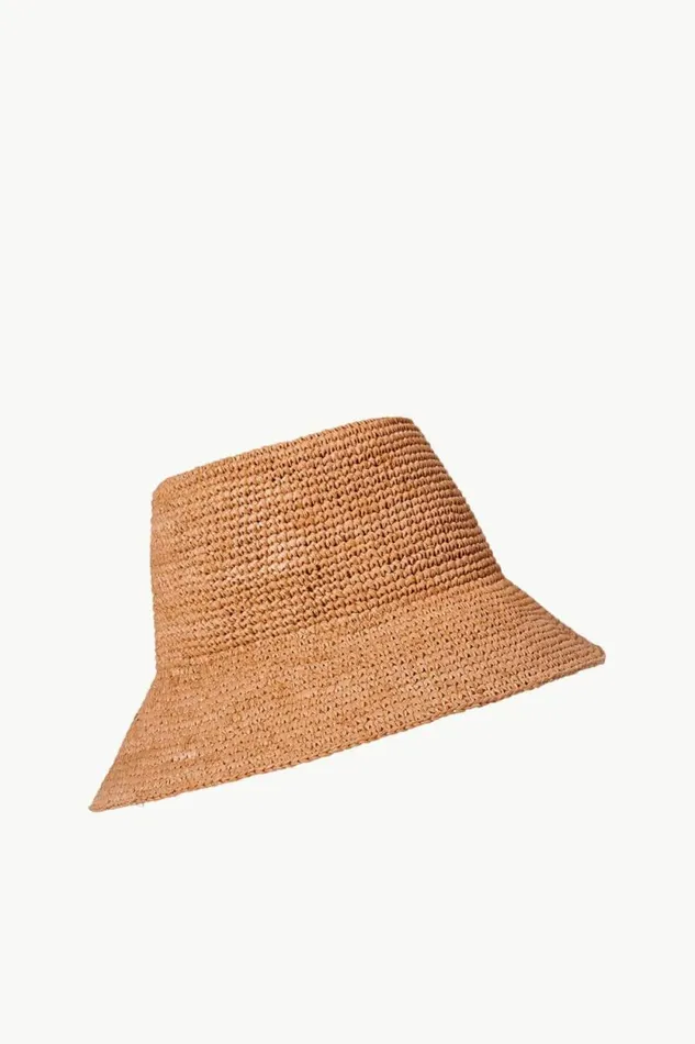 STAUD Swim RITA BUCKET HAT Tan 8211 Women STAUD Swim RITA BUCKET HAT Tan 8211 Women