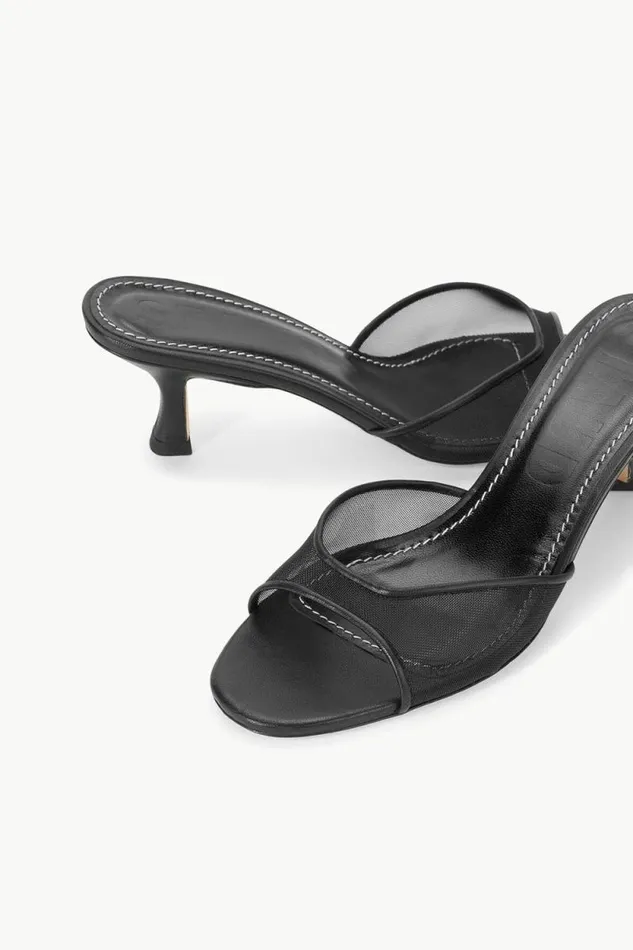 STAUD The Evening Edit BRIGITTE MULE Black Mesh 8211 Women STAUD The Evening Edit BRIGITTE MULE Black Mesh 8211 Women