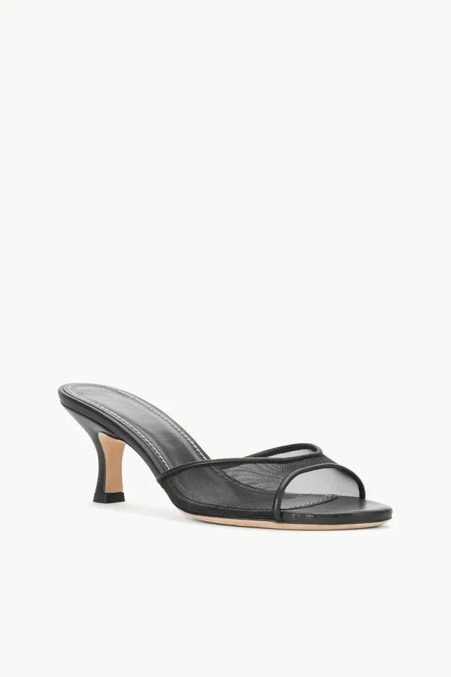 STAUD The Evening Edit BRIGITTE MULE Black Mesh 8211 Women STAUD The Evening Edit BRIGITTE MULE Black Mesh 8211 Women