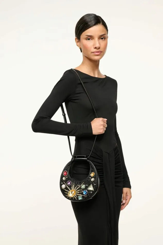 STAUD The Evening Edit GOODNIGHT MOON Black Celestial 8211 Women STAUD The Evening Edit GOODNIGHT MOON Black Celestial 8211 Women