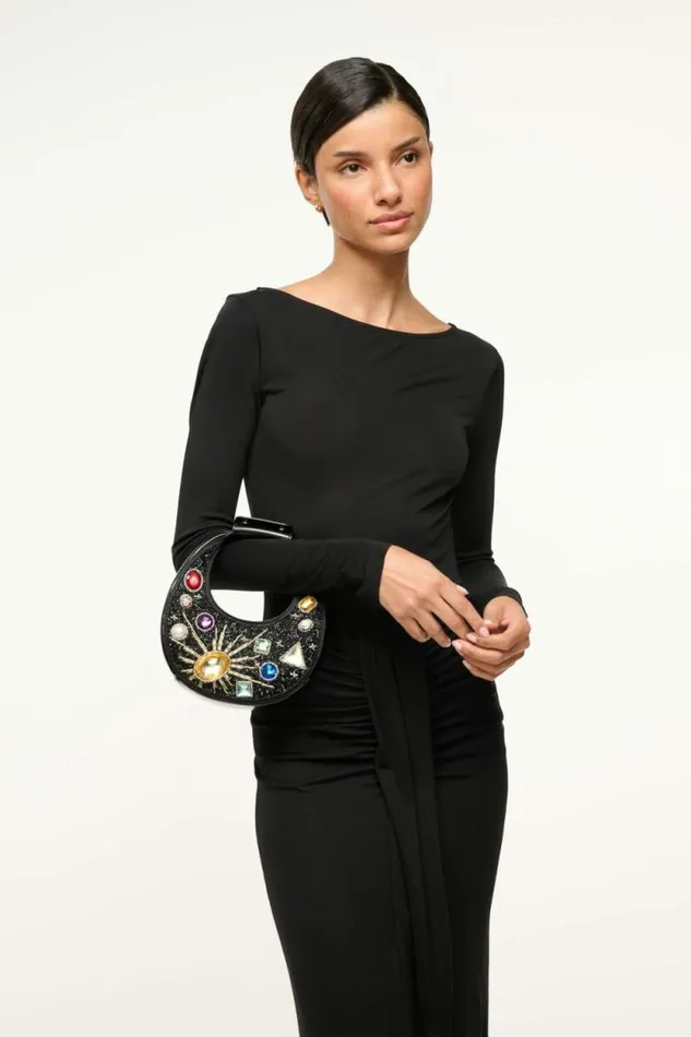 STAUD The Evening Edit GOODNIGHT MOON Black Celestial 8211 Women STAUD The Evening Edit GOODNIGHT MOON Black Celestial 8211 Women