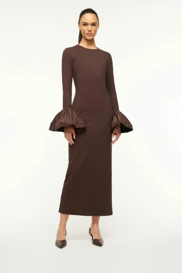 STAUD The Evening Edit SEBASTIAN SLINGBACK Espresso 8211 Women STAUD The Evening Edit SEBASTIAN SLINGBACK Espresso 8211 Women