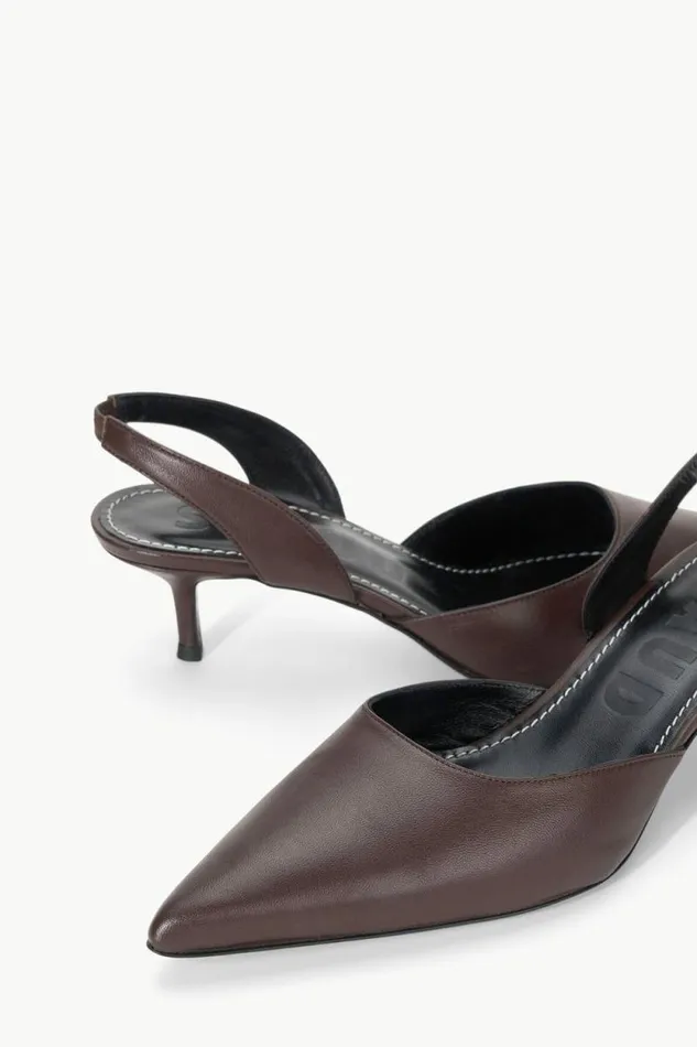 STAUD The Evening Edit SEBASTIAN SLINGBACK Espresso 8211 Women STAUD The Evening Edit SEBASTIAN SLINGBACK Espresso 8211 Women