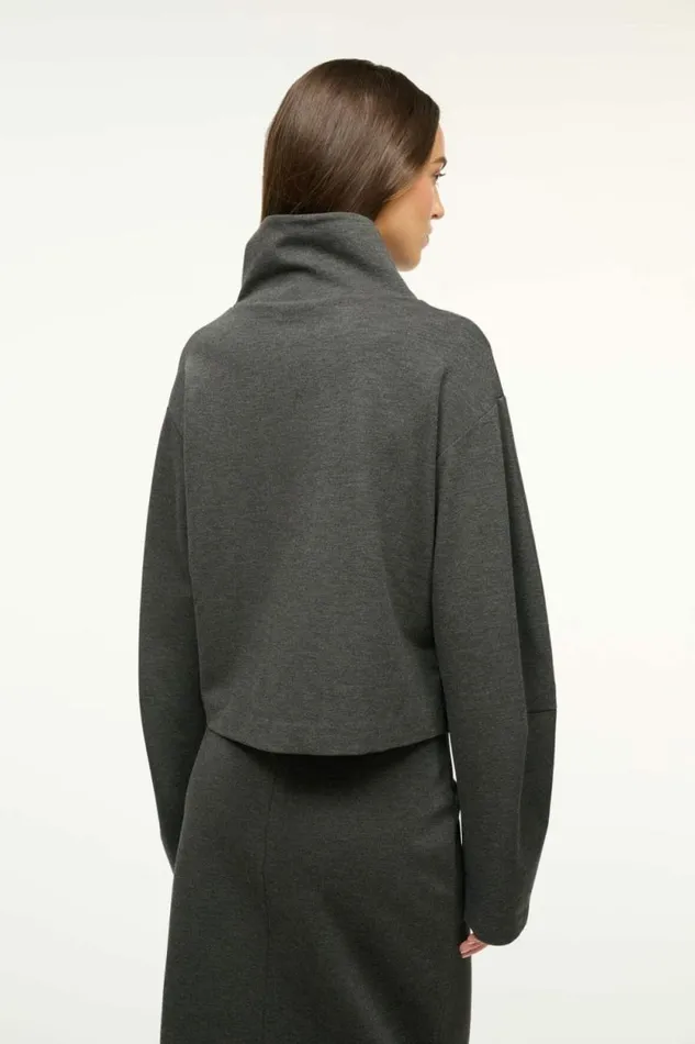 STAUD Tops BINOCHE TOP Heather Grey 8211 Women STAUD Tops BINOCHE TOP Heather Grey 8211 Women