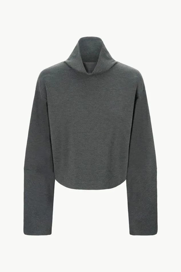 STAUD Tops BINOCHE TOP Heather Grey 8211 Women STAUD Tops BINOCHE TOP Heather Grey 8211 Women
