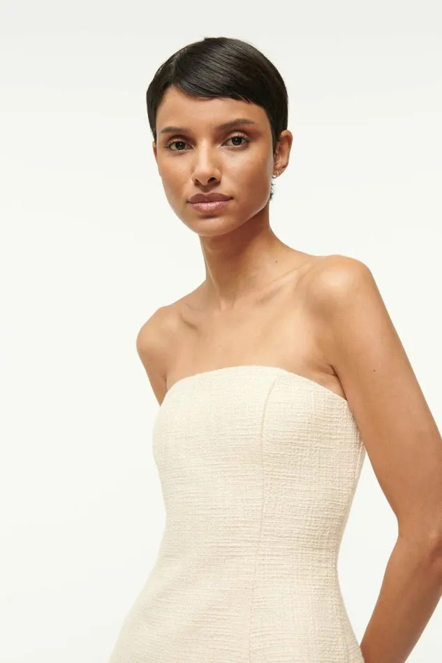 STAUD Tops SILVIA TOP Ivory 8211 Women STAUD Tops SILVIA TOP Ivory 8211 Women
