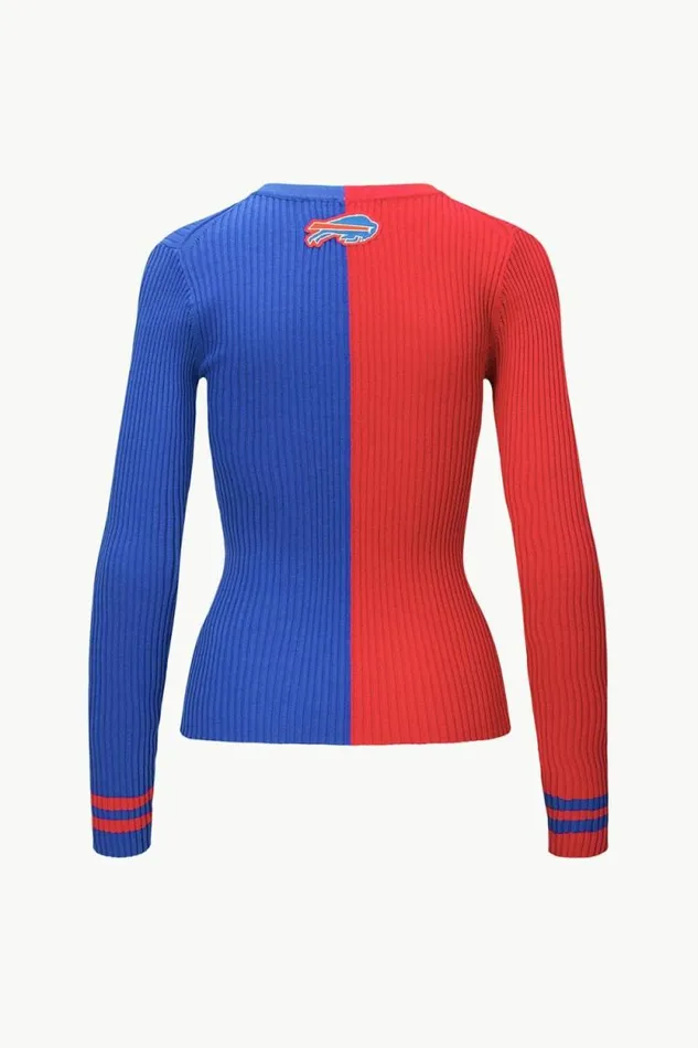 STAUD Tops THE NFL CARGO SWEATER Buffalo Bills 8211 Women STAUD Tops THE NFL CARGO SWEATER Buffalo Bills 8211 Women