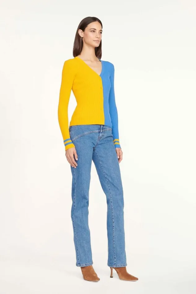 STAUD Tops THE NFL CARGO SWEATER Los Angeles Chargers 8211 Women STAUD Tops THE NFL CARGO SWEATER Los Angeles Chargers 8211 Women