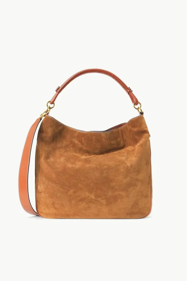 STAUD Totes PERRY BAG Tan Suede 8211 Women
