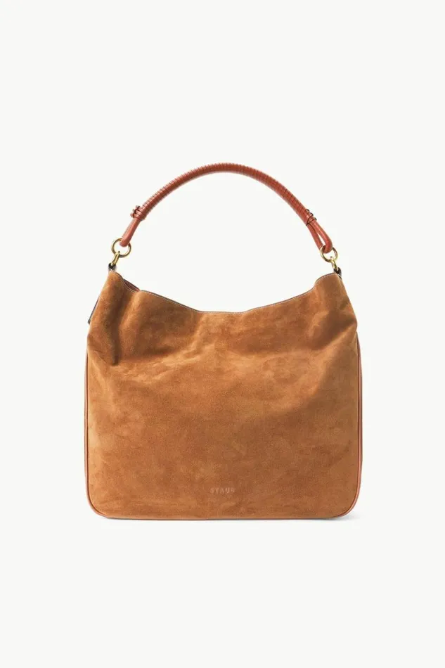 STAUD Totes PERRY BAG Tan Suede 8211 Women STAUD Totes PERRY BAG Tan Suede 8211 Women
