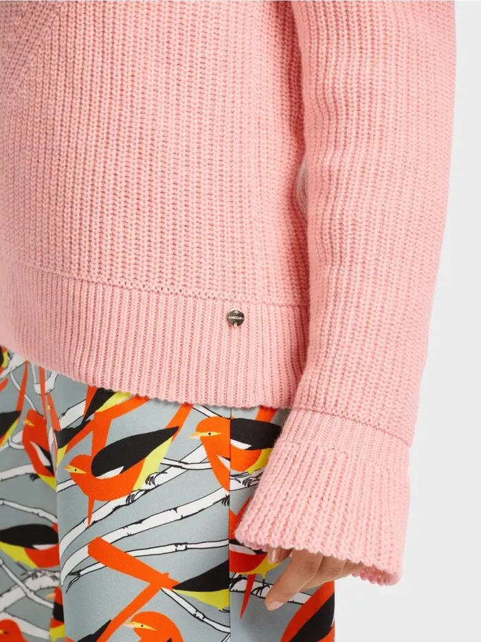 Strick Damen Marc Cain Edler Sweater Knitted In Germany Soft Powder Pink