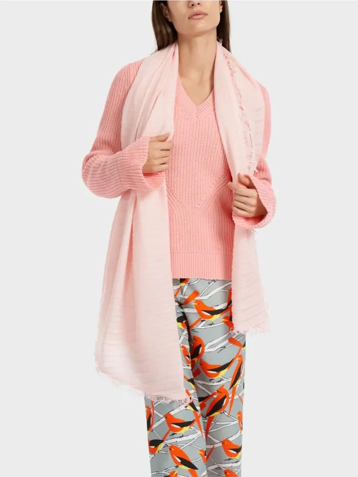 Strick Damen Marc Cain Edler Sweater Knitted In Germany Soft Powder Pink