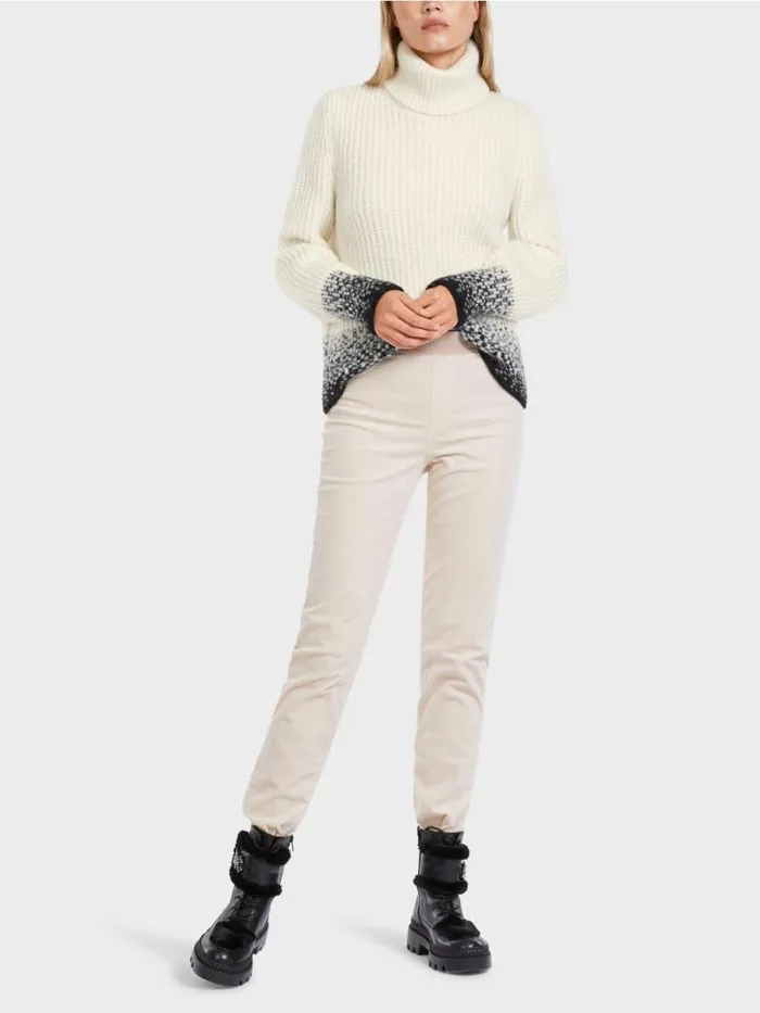 Strick Damen Marc Cain Sweater Knitted In Germany Offwhite