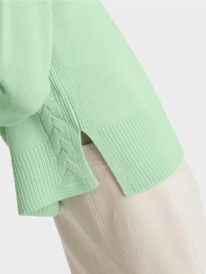 Strick Damen Marc Cain Sweater Mit Kaschmir 034Rethink Together034 Soft Pistachio