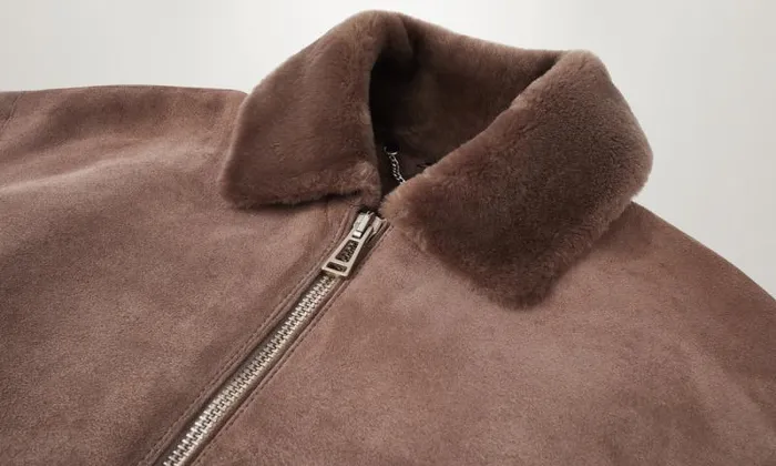 Suede and Shearling Jackets Women Belstaff Spelter Coat Driftwood Suede and Shearling Jackets Women Belstaff Spelter Coat Driftwood