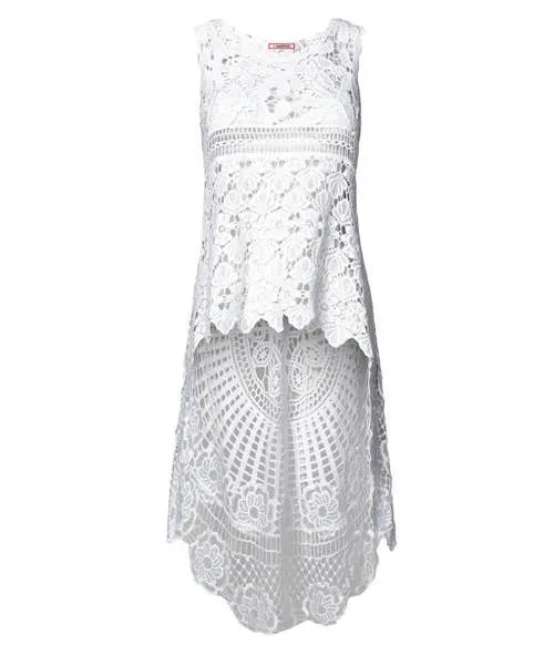 Summer Vibes High Low Crochet Top BlackWhite Apparel Knitwear and Cardigans Joebrowns Summer Vibes High Low Crochet Top BlackWhite Apparel Knitwear and Cardigans Joebrowns