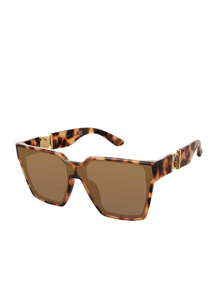 Sunglasses Accessories Jessica Simpson Oversized Square Cat Eye Sunglasses In Tortoise