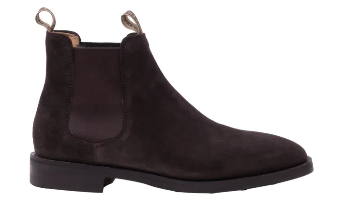 Sutton 8211 Dark Brown Suede Men Barker Shoes Mens Boots