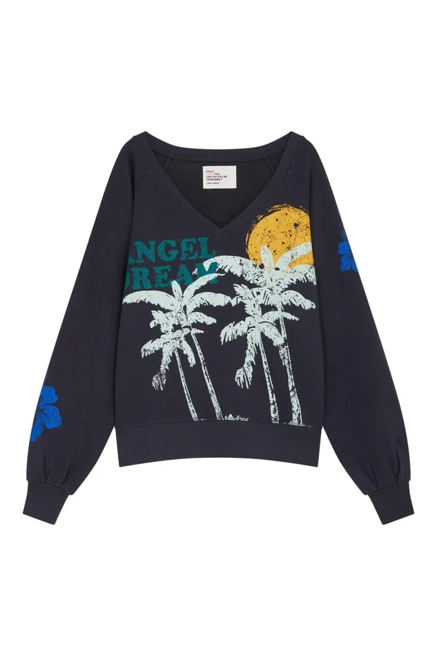 Sweatshirts Women Leon and Harper Shiva Dream Sweatshirt Carbone