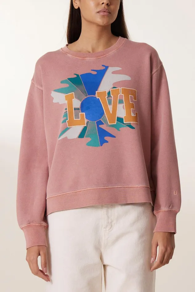 Sweatshirts Women Leon and Harper Sortie Lve Sweatshirt Blush