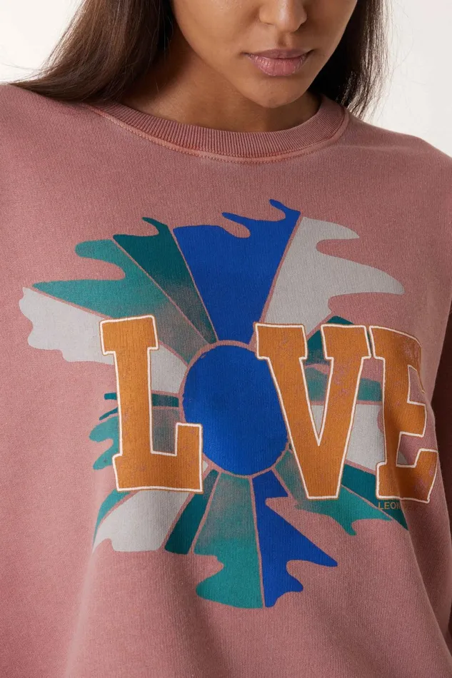 Sweatshirts Women Leon and Harper Sortie Lve Sweatshirt Blush