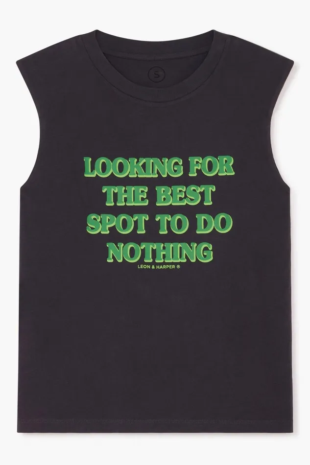 TShirts and Tops Women Leon and Harper Dode Ideas Tank Top Carbone