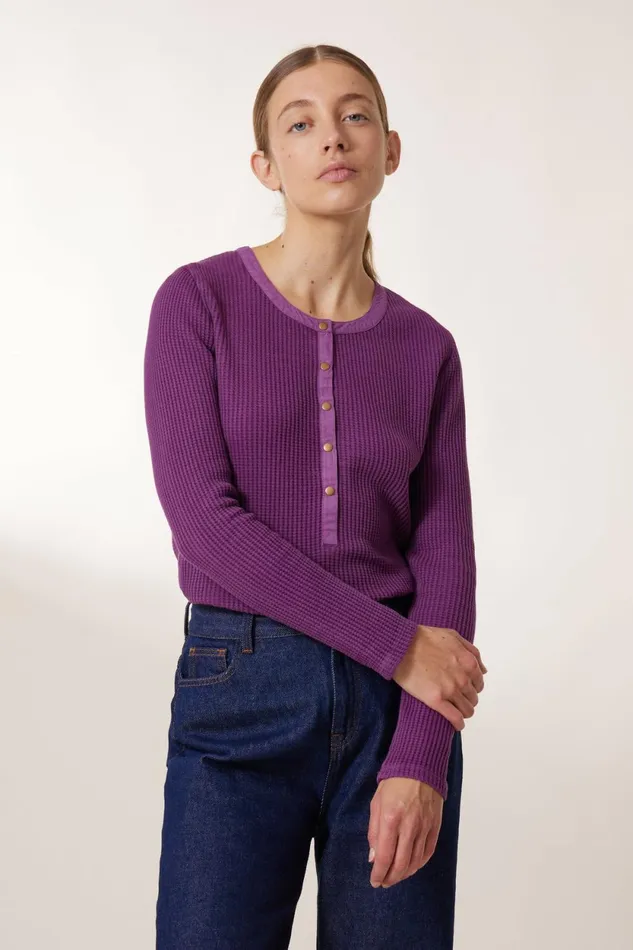 TShirts and Tops Women Leon and Harper Thaisse Pln TShirt Purple