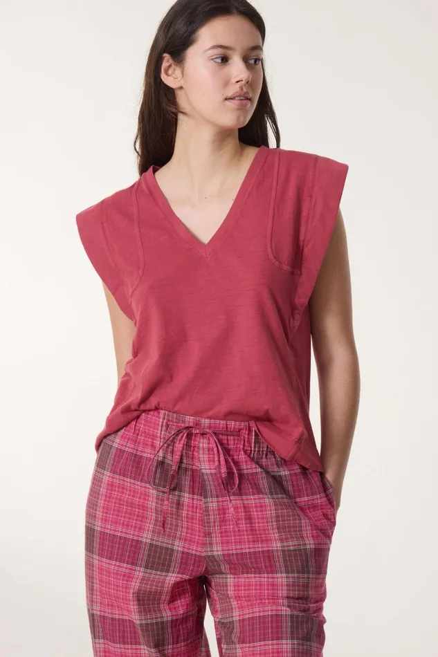 TShirts and Tops Women Leon and Harper Trima1 Plain Tank Top Makeup
