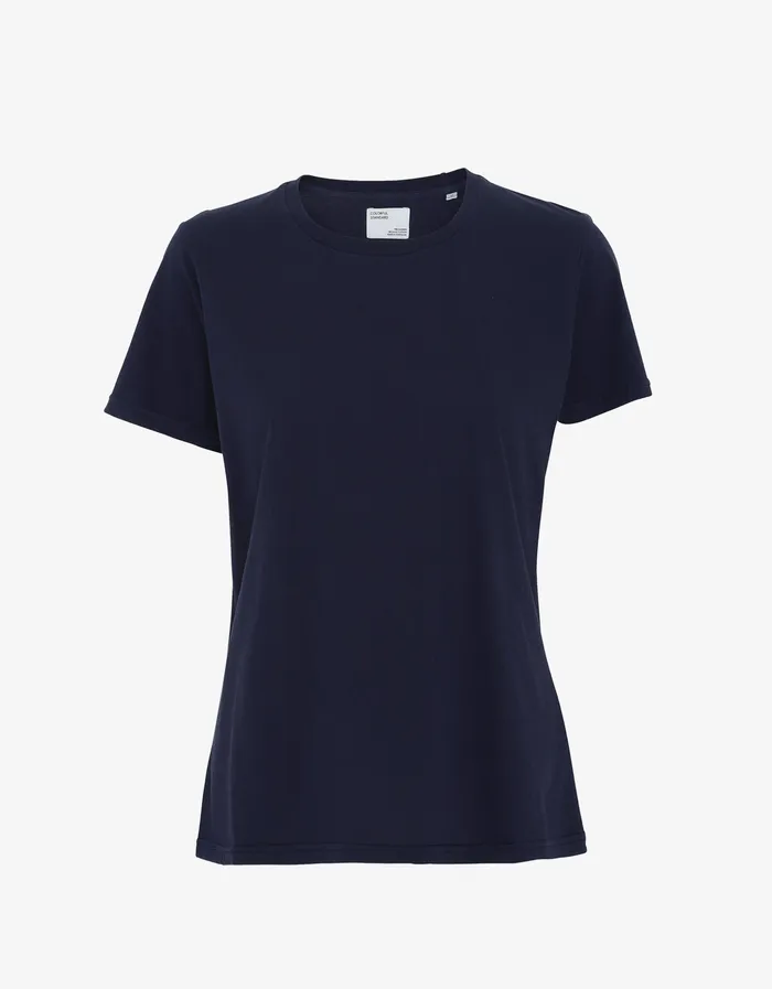 TShirts Colorfulstandard Women Women Light Organic Tee 8211 Navy Blue