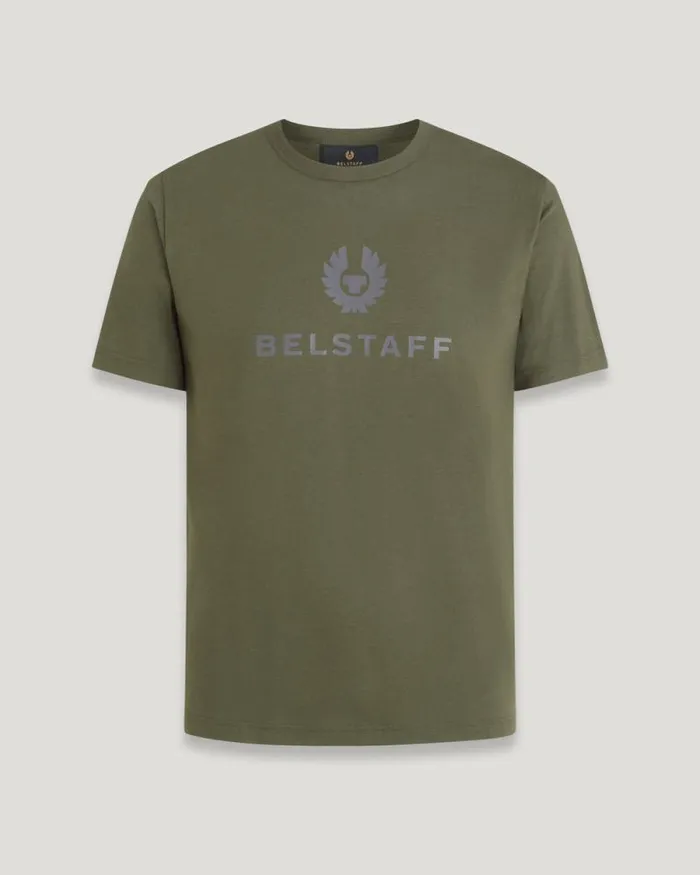 TShirts Men Belstaff Belstaff Signature TShirt Tile Green