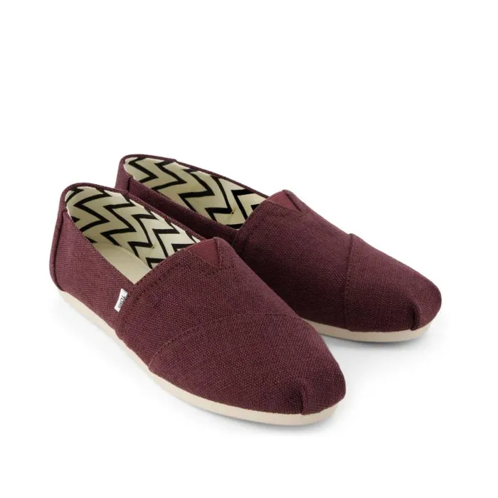 Toms Alpargatas Alpargata Heritage Canvas Deep Burgundy 8211 Women Toms Alpargatas Alpargata Heritage Canvas Deep Burgundy 8211 Women