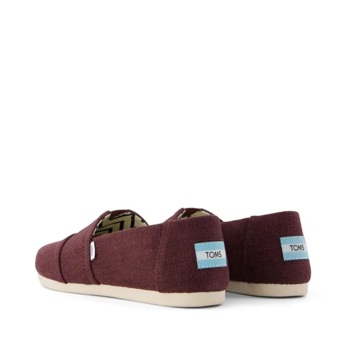 Toms Alpargatas Alpargata Heritage Canvas Deep Burgundy 8211 Women Toms Alpargatas Alpargata Heritage Canvas Deep Burgundy 8211 Women