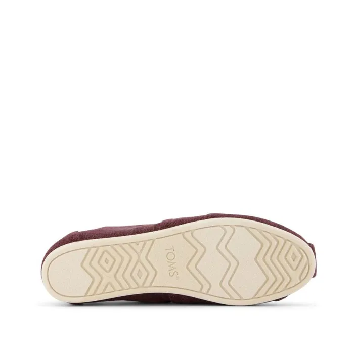 Toms Alpargatas Alpargata Heritage Canvas Deep Burgundy 8211 Women Toms Alpargatas Alpargata Heritage Canvas Deep Burgundy 8211 Women