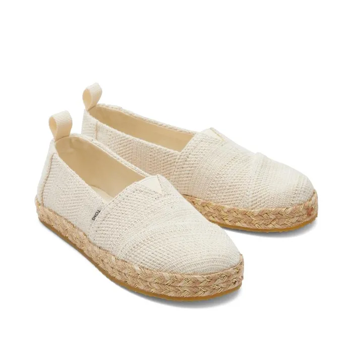 Toms Alpargatas Alpargata Kids Espadrille Natural Metallic 8211 Kids Toms Alpargatas Alpargata Kids Espadrille Natural Metallic 8211 Kids