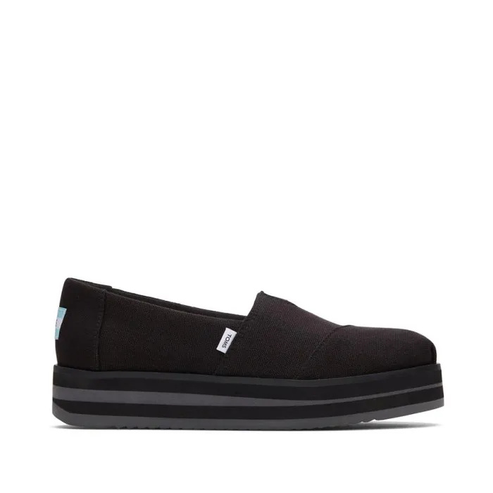Toms Alpargatas Alpargata Midform Espadrille Black 8211 Women