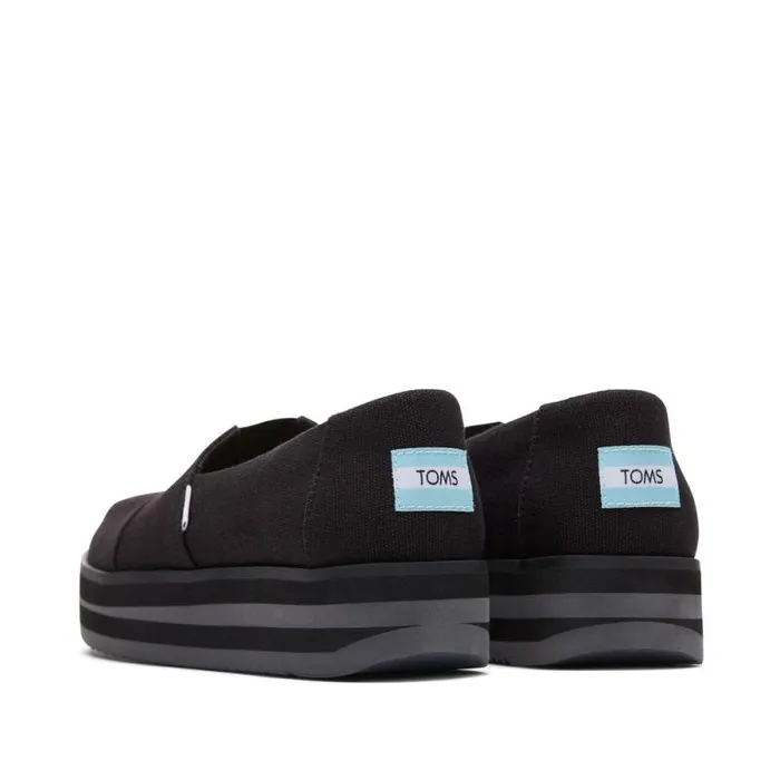 Toms Alpargatas Alpargata Midform Espadrille Black 8211 Women Toms Alpargatas Alpargata Midform Espadrille Black 8211 Women