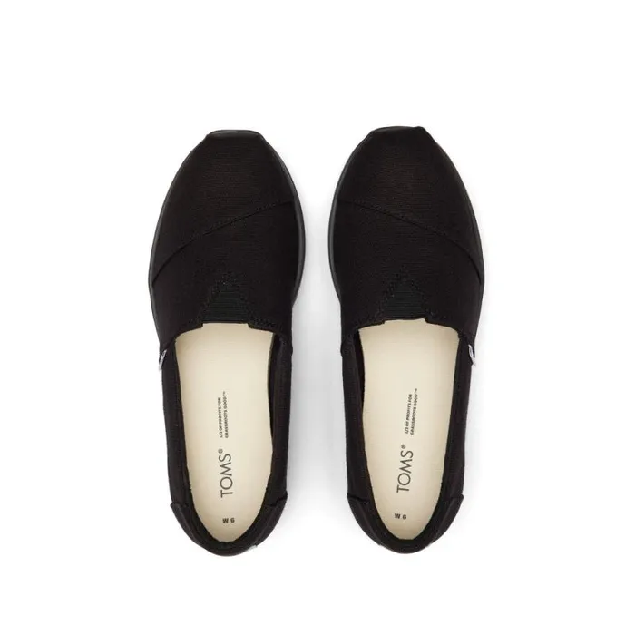 Toms Alpargatas Alpargata Midform Espadrille Black 8211 Women Toms Alpargatas Alpargata Midform Espadrille Black 8211 Women