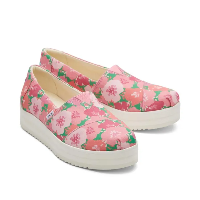 Toms Alpargatas Alpargata Midform Espadrille Pink 8211 Women Toms Alpargatas Alpargata Midform Espadrille Pink 8211 Women