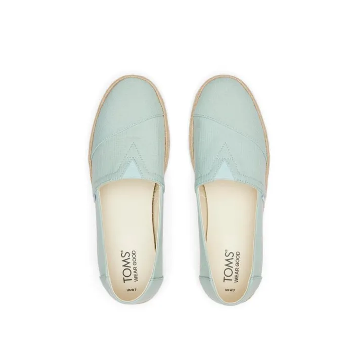 Toms Alpargatas Alpargata Rope 20 Espadrille Light Mint 8211 Women Toms Alpargatas Alpargata Rope 20 Espadrille Light Mint 8211 Women