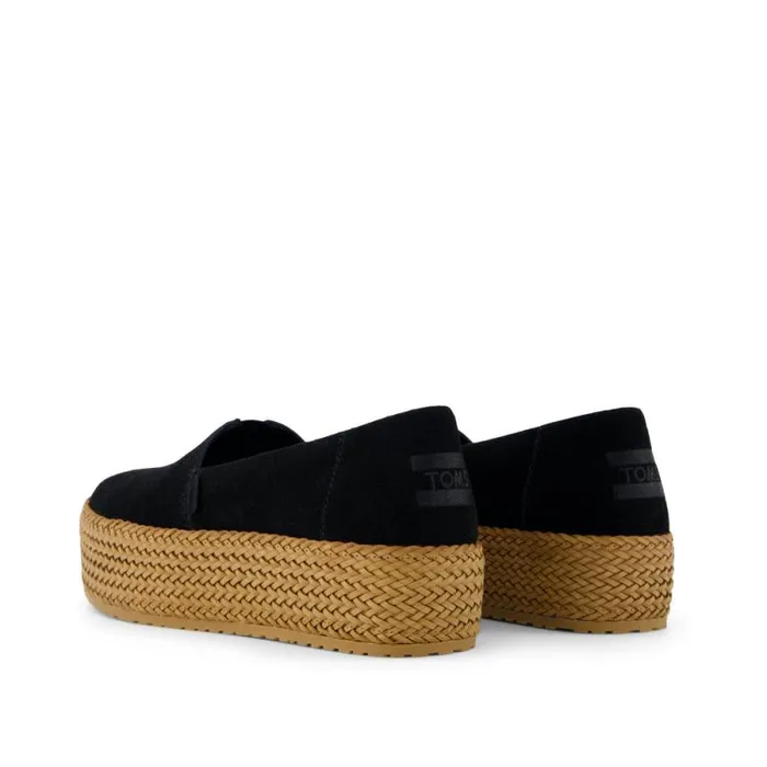 Toms Alpargatas Valencia Platform Espadrille Black Suede 8211 Women Toms Alpargatas Valencia Platform Espadrille Black Suede 8211 Women