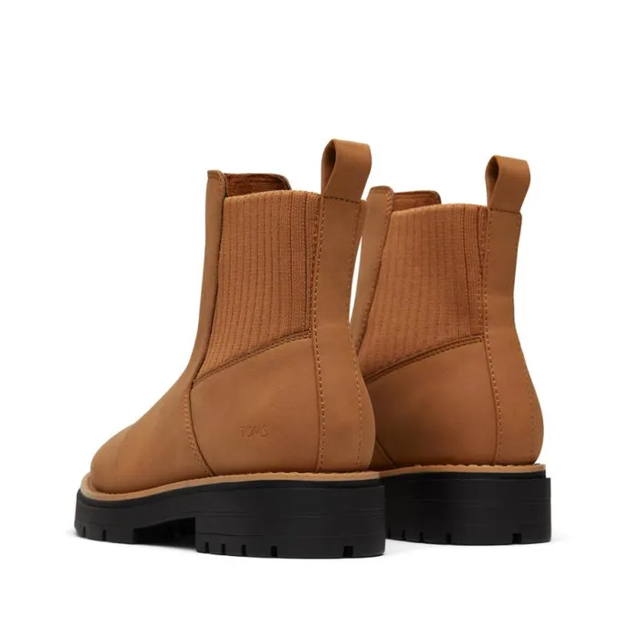 Toms Boots and Booties Cort Boot Vegan Tan 8211 Women Toms Boots and Booties Cort Boot Vegan Tan 8211 Women