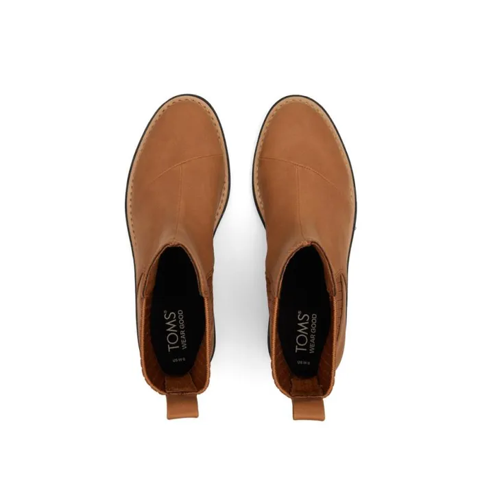 Toms Boots and Booties Cort Boot Vegan Tan 8211 Women Toms Boots and Booties Cort Boot Vegan Tan 8211 Women