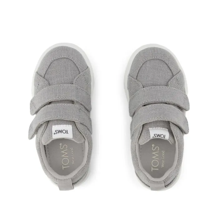 Toms Dress Casual Cruz Double Strap Toddler Sneaker Drizzle Grey Heritage Canvas 8211 Kids Toms Dress Casual Cruz Double Strap Toddler Sneaker Drizzle Grey Heritage Canvas 8211 Kids