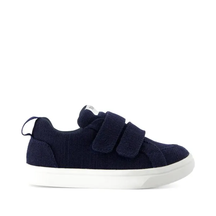 Toms Dress Casual Cruz Double Strap Toddler Sneaker Navy Heritage Canvas 8211 Kids