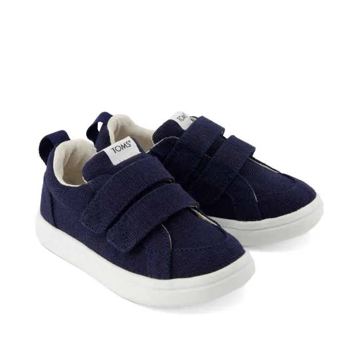 Toms Dress Casual Cruz Double Strap Toddler Sneaker Navy Heritage Canvas 8211 Kids Toms Dress Casual Cruz Double Strap Toddler Sneaker Navy Heritage Canvas 8211 Kids