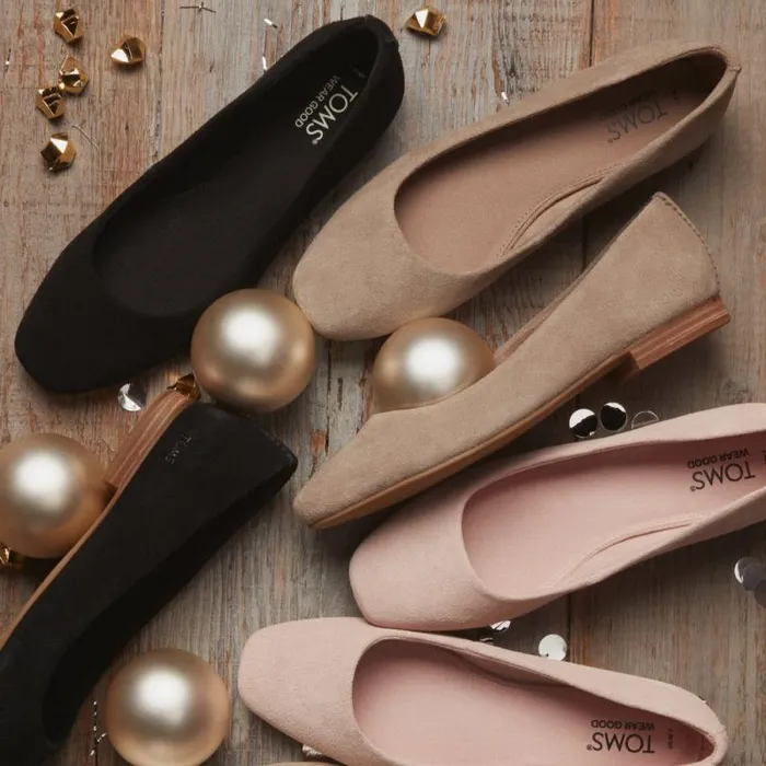 Toms Flats and Loafers Briella Flat Dune Suede 8211 Women Toms Flats and Loafers Briella Flat Dune Suede 8211 Women