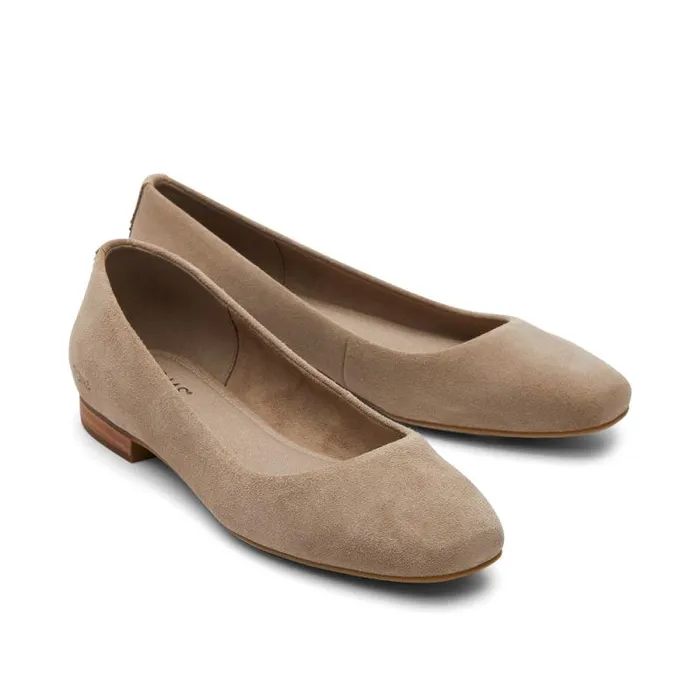 Toms Flats and Loafers Briella Flat Dune Suede 8211 Women Toms Flats and Loafers Briella Flat Dune Suede 8211 Women