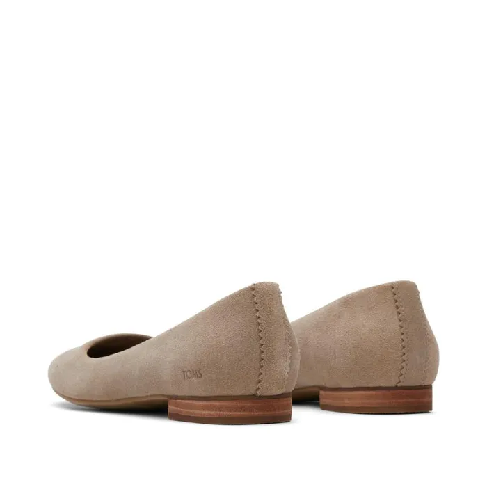 Toms Flats and Loafers Briella Flat Dune Suede 8211 Women Toms Flats and Loafers Briella Flat Dune Suede 8211 Women