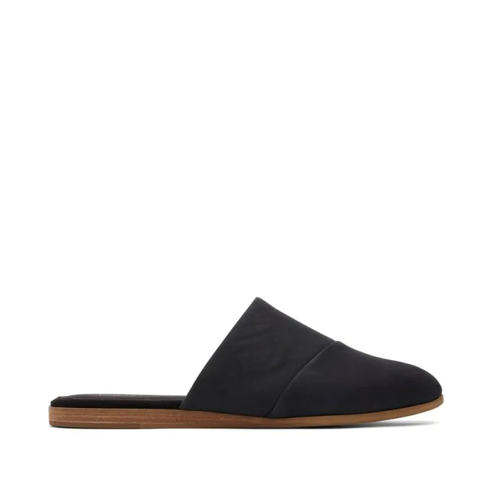 Toms Flats and Loafers Jade Flat Black Leather 8211 Women